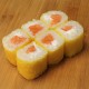 Yellow maki saumon/cheese