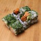 Green rolls tempura crevette/mayo/salade